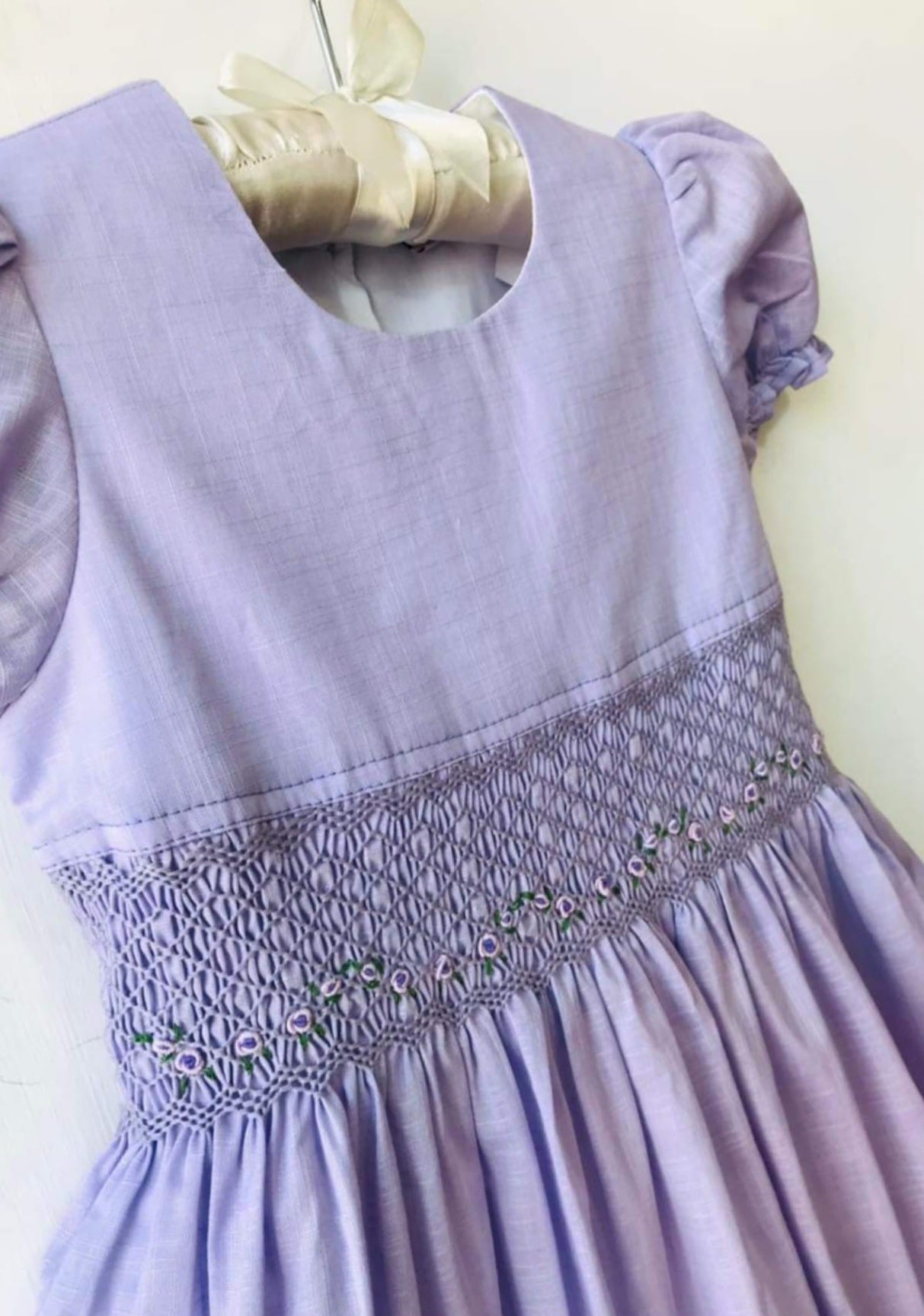 Lilac Smocked Dress