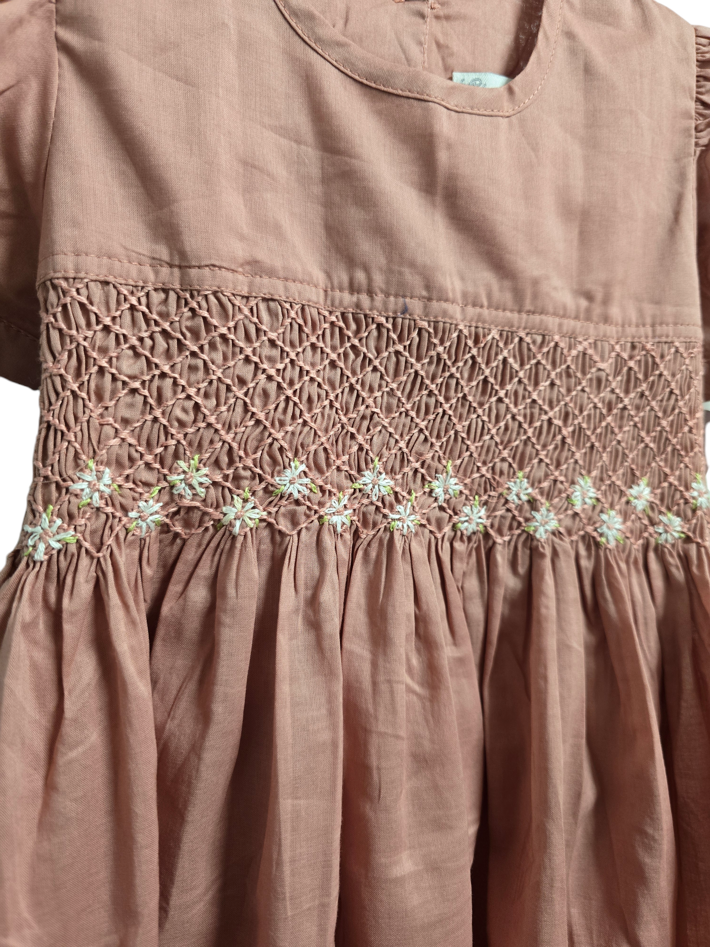Beautiful Brown Smocked Dress