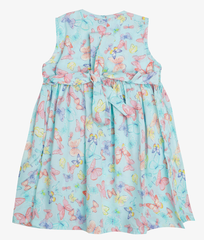 Fly Butterfly Fly smocked dress