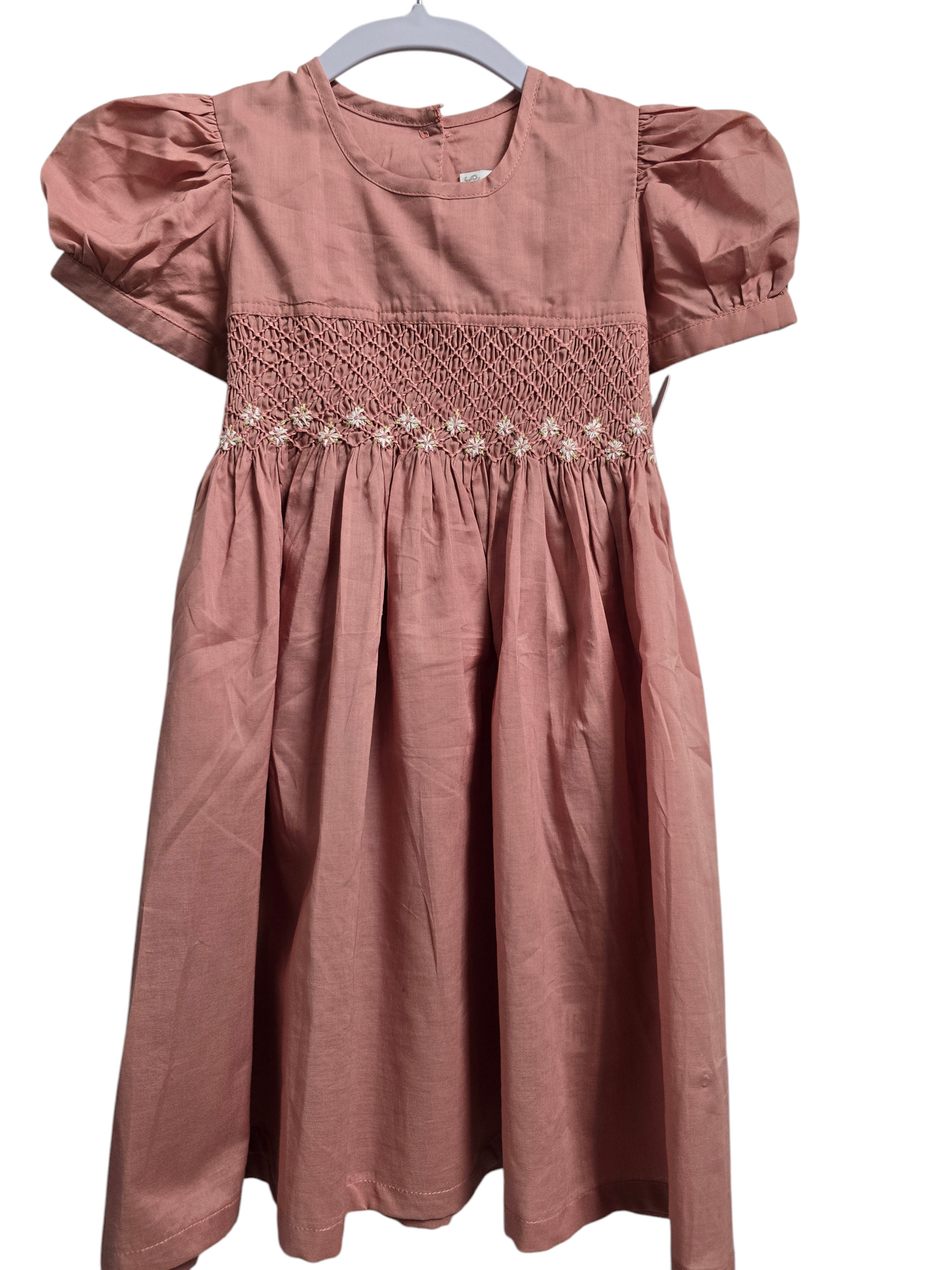 Beautiful Brown Smocked Dress – Pretty Wishes