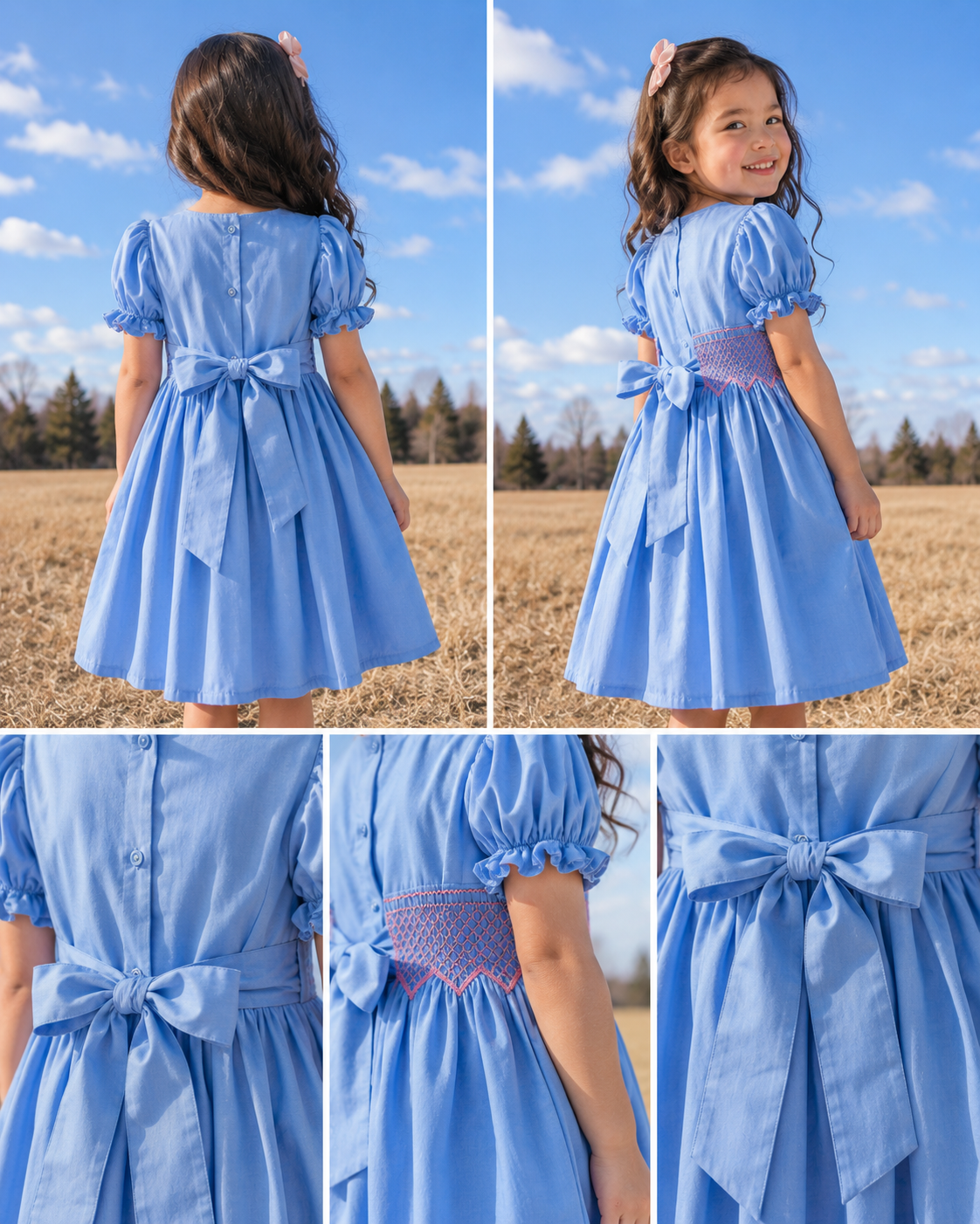 Blue Bell Blossom Dress