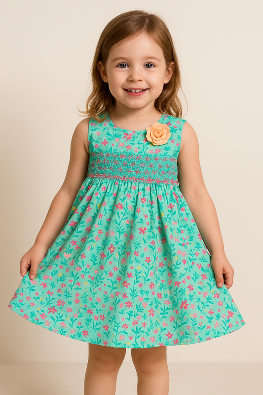 Over the Rainbow Smocked Dress