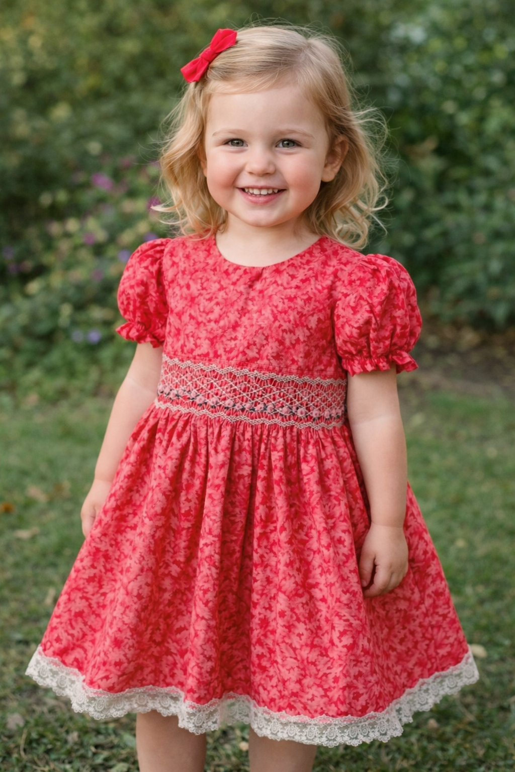 Awesome Autumn Smocked Dress